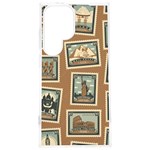 Retro Postage Seamless Pattern Samsung Galaxy S24 Plus 6.7 Inch TPU UV Case