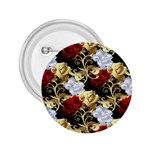 Roses Seamless Pattern Floral 2.25  Buttons