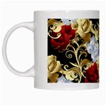 Roses Seamless Pattern Floral White Mug