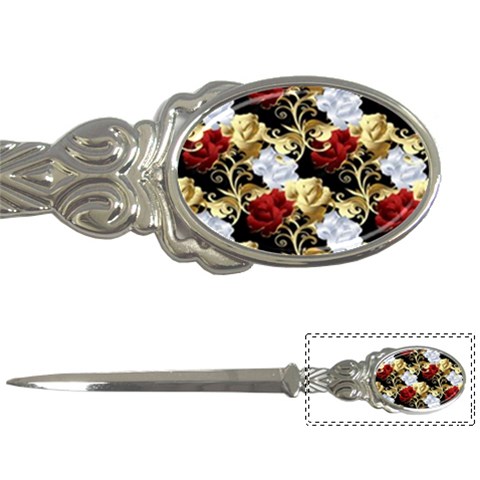 Roses Seamless Pattern Floral Letter Opener from ArtsNow.com Front