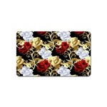 Roses Seamless Pattern Floral Magnet (Name Card)