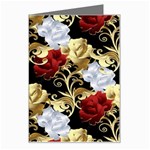 Roses Seamless Pattern Floral Greeting Card