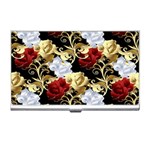 Roses Seamless Pattern Floral Business Card Holder