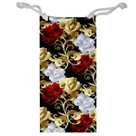 Roses Seamless Pattern Floral Jewelry Bag