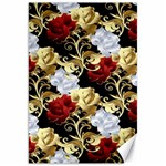 Roses Seamless Pattern Floral Canvas 20  x 30 