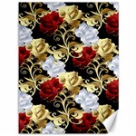 Roses Seamless Pattern Floral Canvas 36  x 48 