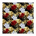 Roses Seamless Pattern Floral Medium Glasses Cloth