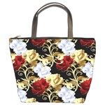 Roses Seamless Pattern Floral Bucket Bag