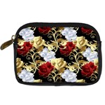 Roses Seamless Pattern Floral Digital Camera Leather Case