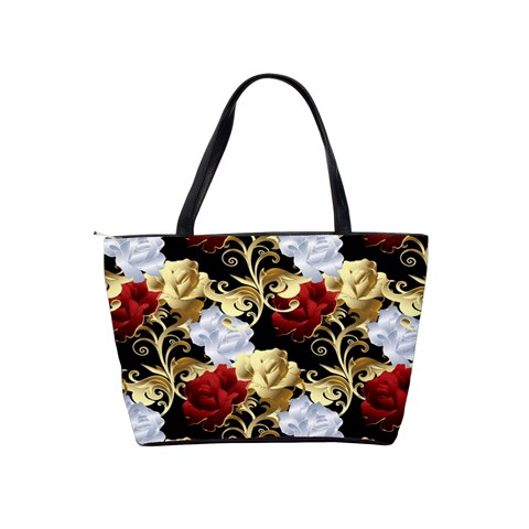 Roses Seamless Pattern Floral Classic Shoulder Handbag from ArtsNow.com Back