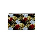 Roses Seamless Pattern Floral Cosmetic Bag (Small)