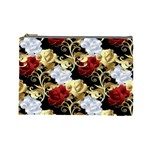 Roses Seamless Pattern Floral Cosmetic Bag (Large)