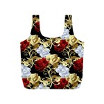 Roses Seamless Pattern Floral Full Print Recycle Bag (S)