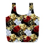 Roses Seamless Pattern Floral Full Print Recycle Bag (L)