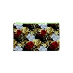 Roses Seamless Pattern Floral Cosmetic Bag (XS)