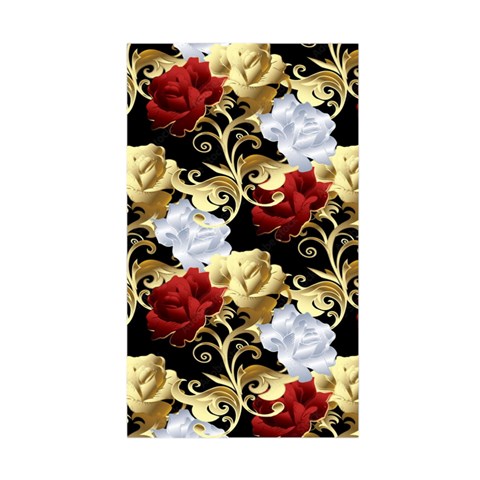 Roses Seamless Pattern Floral Duvet Cover Double Side (Single Size) from ArtsNow.com Back