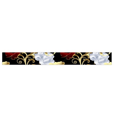 Roses Seamless Pattern Floral Belt Pouch Bag (Large) from ArtsNow.com Bottom