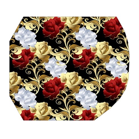 Roses Seamless Pattern Floral Belt Pouch Bag (Large) from ArtsNow.com Tape