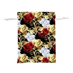 Roses Seamless Pattern Floral Lightweight Drawstring Pouch (S)