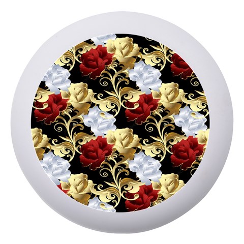 Roses Seamless Pattern Floral Dento Box with Mirror from ArtsNow.com Front