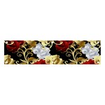 Roses Seamless Pattern Floral Banner and Sign 4  x 1 