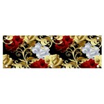 Roses Seamless Pattern Floral Banner and Sign 6  x 2 