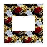 Roses Seamless Pattern Floral White Box Photo Frame 4  x 6 