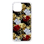 Roses Seamless Pattern Floral iPhone 14 TPU UV Print Case