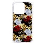 Roses Seamless Pattern Floral iPhone 14 Pro TPU UV Print Case