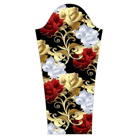 Roses Seamless Pattern Floral Women s Cut Out Long Sleeve T Sleeve Left