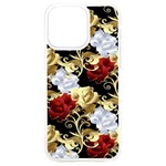 Roses Seamless Pattern Floral iPhone 15 Plus TPU UV Print Case