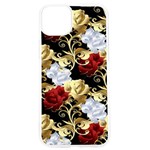 Roses Seamless Pattern Floral iPhone 15 Pro TPU UV Print Case