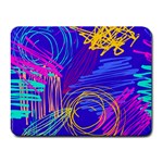 Seamless Vintage Pattern Retro 80s Or 90s Style Abstract Small Mousepad