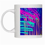 Seamless Vintage Pattern Retro 80s Or 90s Style Abstract White Mug