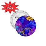 Seamless Vintage Pattern Retro 80s Or 90s Style Abstract 1.75  Buttons (10 pack)