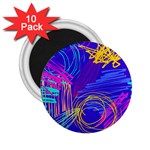 Seamless Vintage Pattern Retro 80s Or 90s Style Abstract 2.25  Magnets (10 pack) 