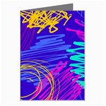 Seamless Vintage Pattern Retro 80s Or 90s Style Abstract Greeting Cards (Pkg of 8)