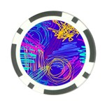 Seamless Vintage Pattern Retro 80s Or 90s Style Abstract Poker Chip Card Guard