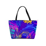 Seamless Vintage Pattern Retro 80s Or 90s Style Abstract Classic Shoulder Handbag