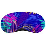 Seamless Vintage Pattern Retro 80s Or 90s Style Abstract Sleep Mask