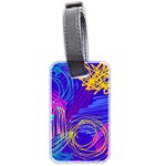 Seamless Vintage Pattern Retro 80s Or 90s Style Abstract Luggage Tag (two sides)