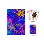 Seamless Vintage Pattern Retro 80s Or 90s Style Abstract Playing Cards Single Design (Mini)