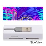 Seamless Vintage Pattern Retro 80s Or 90s Style Abstract Memory Card Reader (Stick)