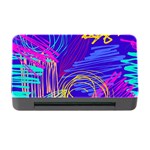 Seamless Vintage Pattern Retro 80s Or 90s Style Abstract Memory Card Reader with CF