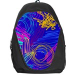 Seamless Vintage Pattern Retro 80s Or 90s Style Abstract Backpack Bag