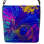 Seamless Vintage Pattern Retro 80s Or 90s Style Abstract Flap Closure Messenger Bag (S)