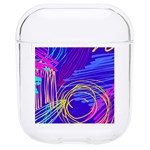 Seamless Vintage Pattern Retro 80s Or 90s Style Abstract Hard PC AirPods 1/2 Case