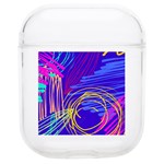 Seamless Vintage Pattern Retro 80s Or 90s Style Abstract Soft TPU AirPods 1/2 Case