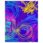 Seamless Vintage Pattern Retro 80s Or 90s Style Abstract Drawstring Bag (Small)