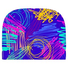 Seamless Vintage Pattern Retro 80s Or 90s Style Abstract Make Up Case (Large) from ArtsNow.com Front